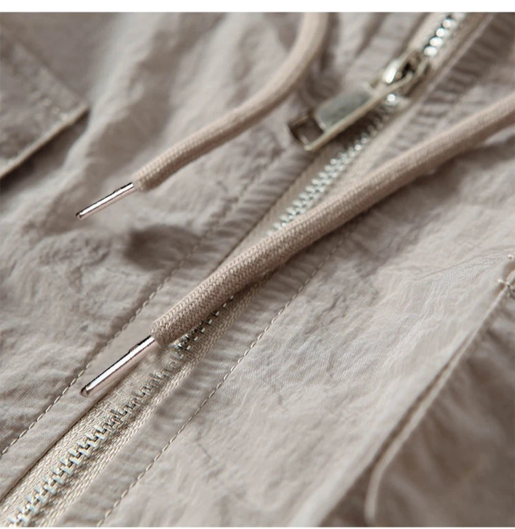 Simplicity Thin Sunscreen Clothing Anti UV Loose Summer Long Sleeved Jacket Waterproof Quick Dry Women's Coat Outdoor Sports