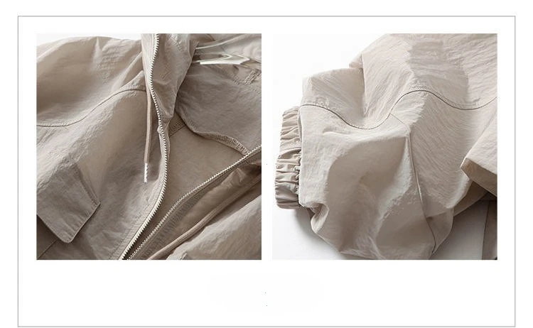 Simplicity Thin Sunscreen Clothing Anti UV Loose Summer Long Sleeved Jacket Waterproof Quick Dry Women's Coat Outdoor Sports