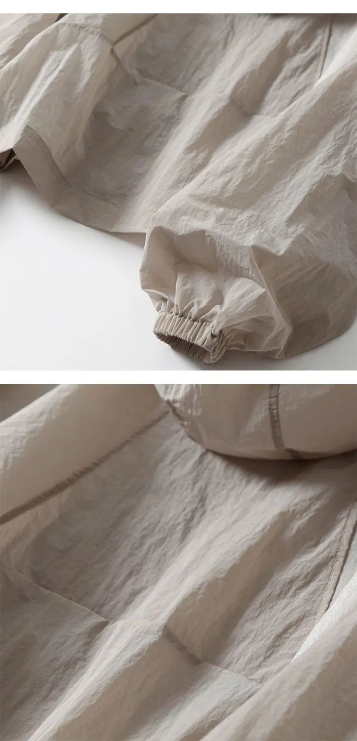 Simplicity Thin Sunscreen Clothing Anti UV Loose Summer Long Sleeved Jacket Waterproof Quick Dry Women's Coat Outdoor Sports