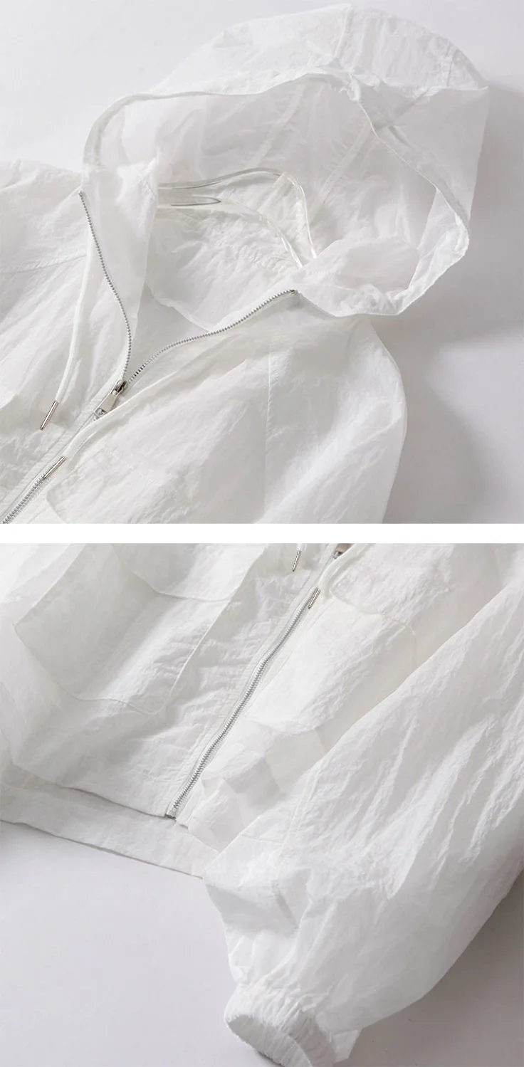 Simplicity Thin Sunscreen Clothing Anti UV Loose Summer Long Sleeved Jacket Waterproof Quick Dry Women's Coat Outdoor Sports