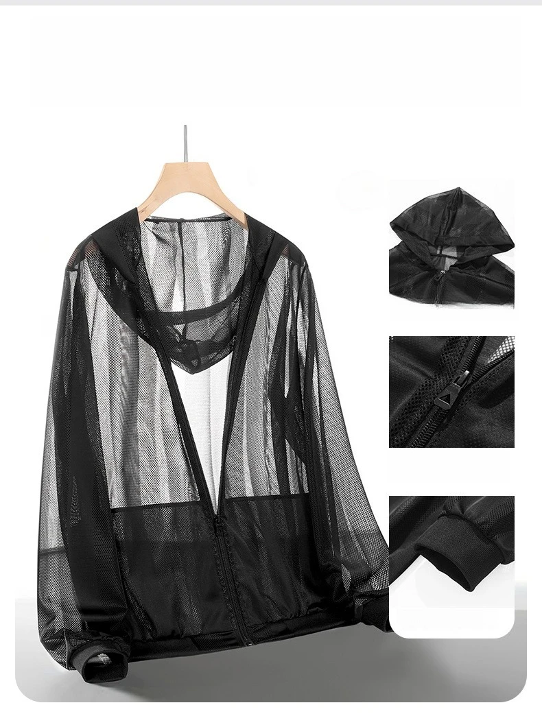 CHUJIE Summer UPF 50+ UV Sun Protection Skin Coats Men Ultra-Light Sportswear Hooded Outwear Men Breathable Casual Jackets Man