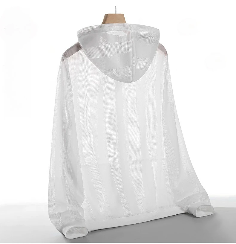 CHUJIE Summer UPF 50+ UV Sun Protection Skin Coats Men Ultra-Light Sportswear Hooded Outwear Men Breathable Casual Jackets Man