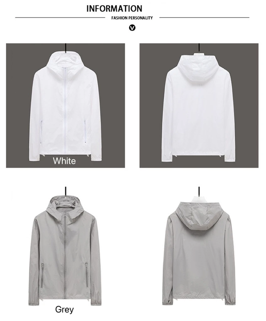 1pcs Breathable Ice Silk Hiking Jacket Outerwear Coat Camping Sun Protection Fishing Hunting Clothe Quick Dry Sunscreen Clothing