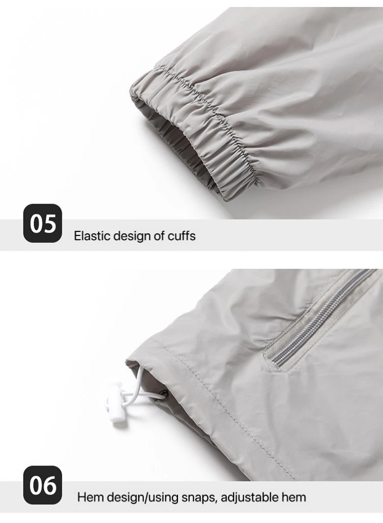 1pcs Breathable Ice Silk Hiking Jacket Outerwear Coat Camping Sun Protection Fishing Hunting Clothe Quick Dry Sunscreen Clothing