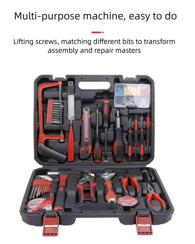 ZTEN Multifunctional Electrician Car Repair Toolbox Repair Combination Tool With Hot Melt Gun Home Hardware Set Tools