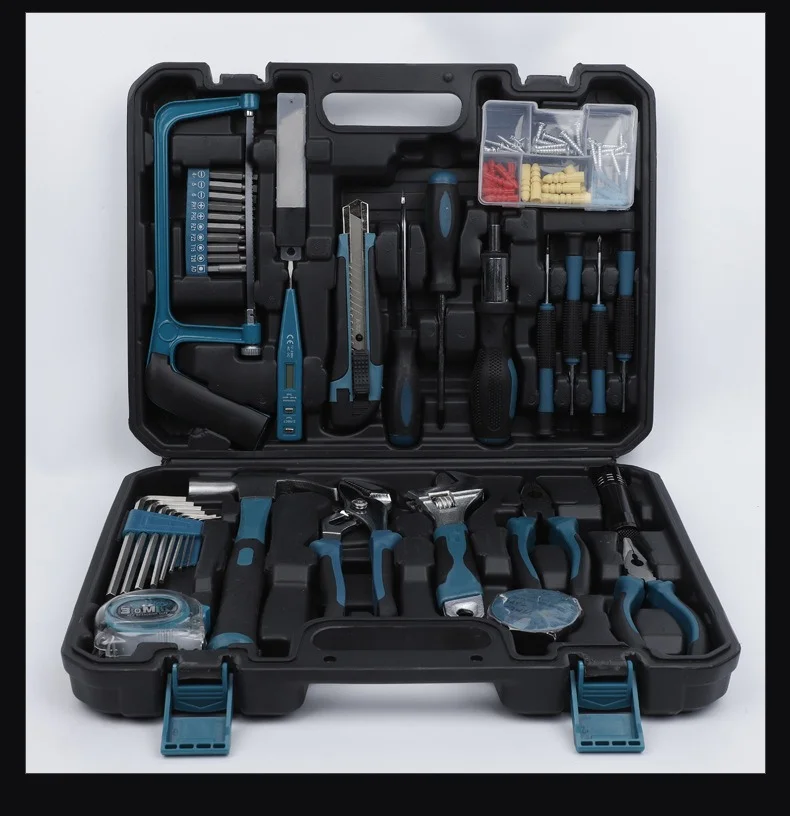 ZTEN Multifunctional Electrician Car Repair Toolbox Repair Combination Tool With Hot Melt Gun Home Hardware Set Tools