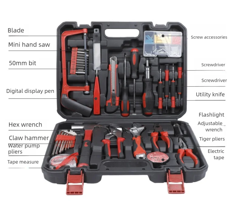 ZTEN Multifunctional Electrician Car Repair Toolbox Repair Combination Tool With Hot Melt Gun Home Hardware Set Tools