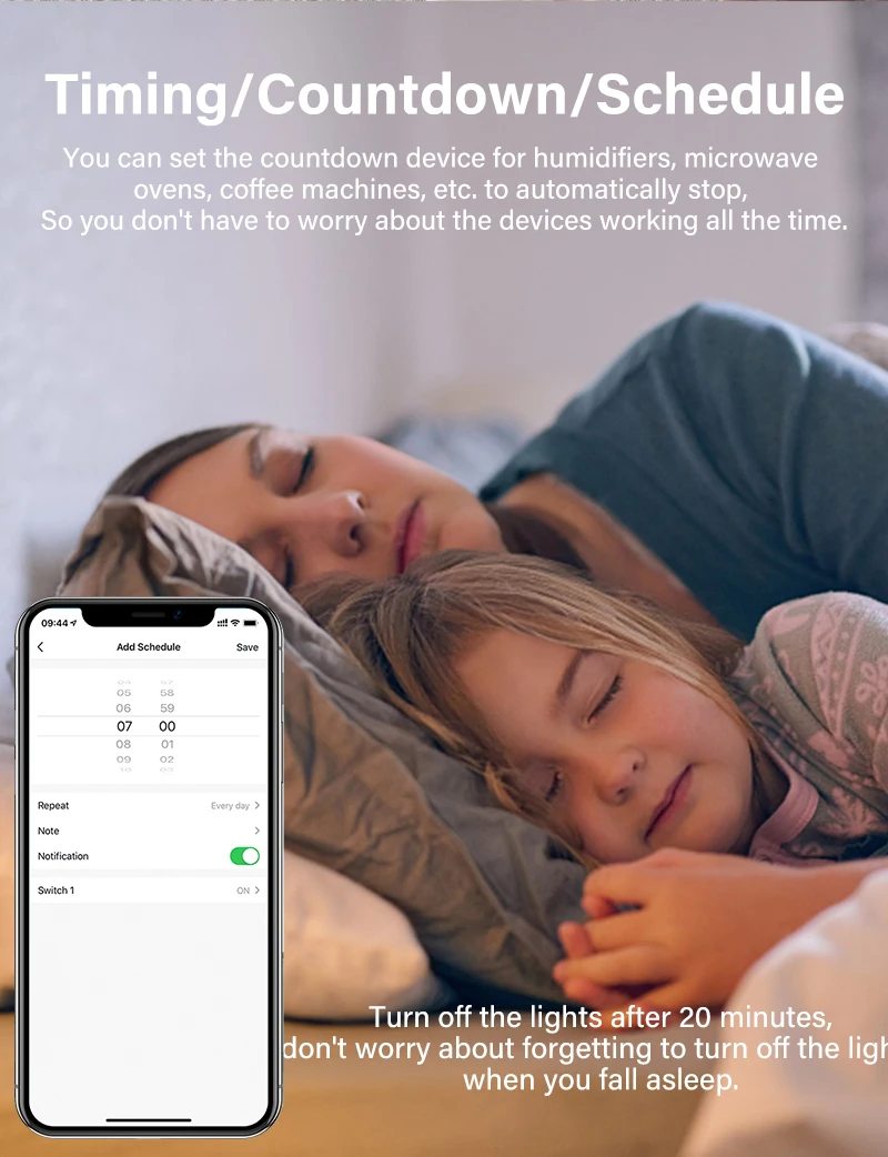 Tuya Smart WiFi Switch With Energy Monitor 16A 2-way Control Switch Mini Breaker Smart Life Control For Alexa Google Home Alice