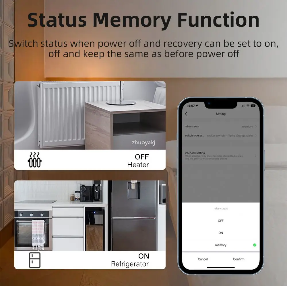 Smart Tuya WiFi Smart Switch Module 2/3/4 Gang 2-way Control Smart Home Relay Automation Breaker Works With Alexa Google Home