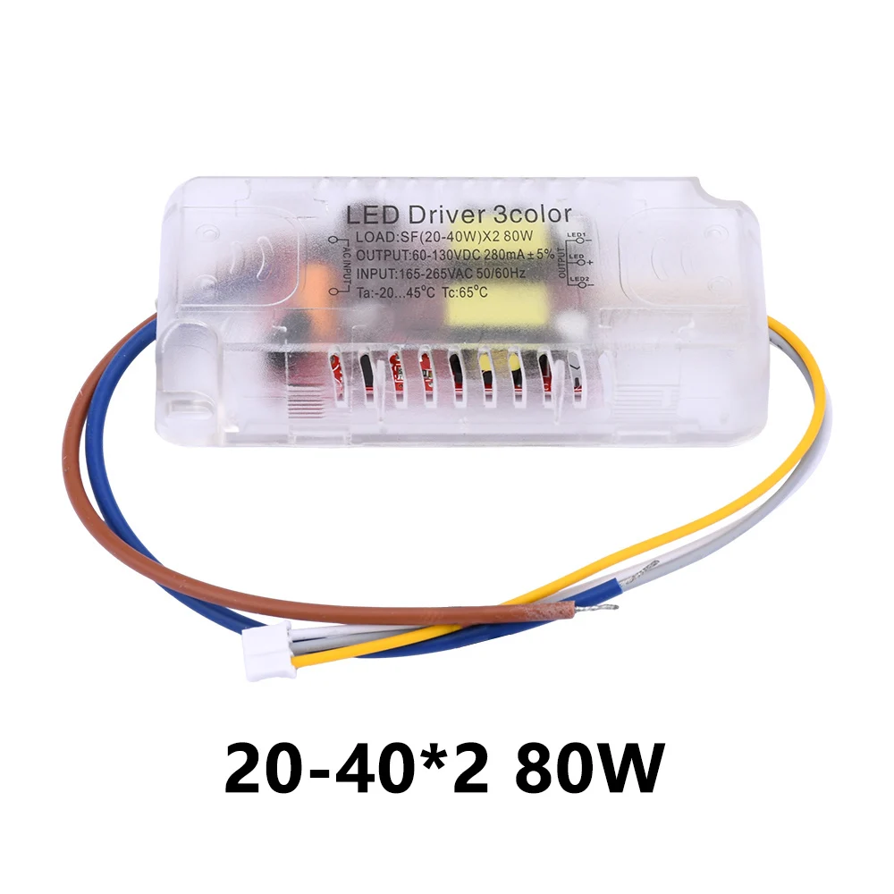 Infrared Remote Control Ceiling Light Power Supply LED Drive Power Supply Dimming and Color Mixing Driver 48W-288W For LED Light