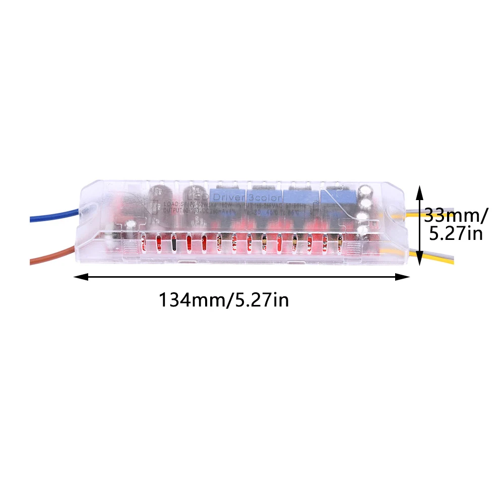 Infrared Remote Control Ceiling Light Power Supply LED Drive Power Supply Dimming and Color Mixing Driver 48W-288W For LED Light