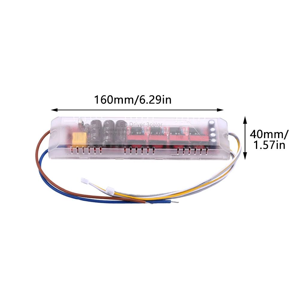 Infrared Remote Control Ceiling Light Power Supply LED Drive Power Supply Dimming and Color Mixing Driver 48W-288W For LED Light