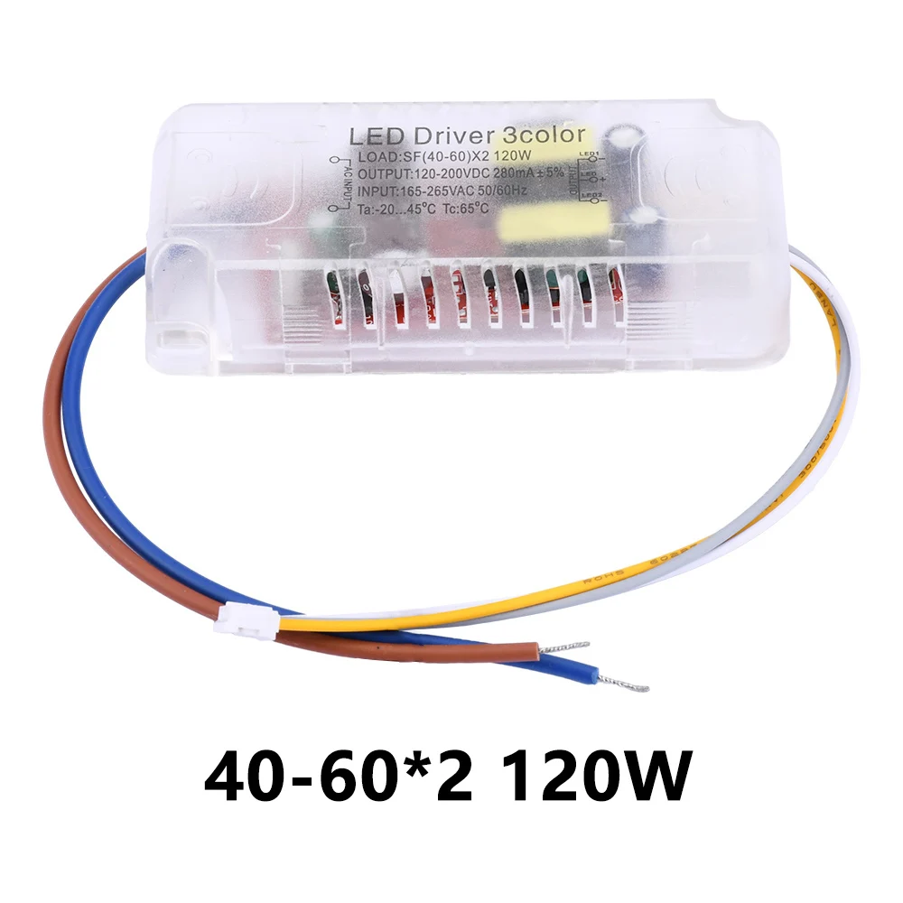 Infrared Remote Control Ceiling Light Power Supply LED Drive Power Supply Dimming and Color Mixing Driver 48W-288W For LED Light