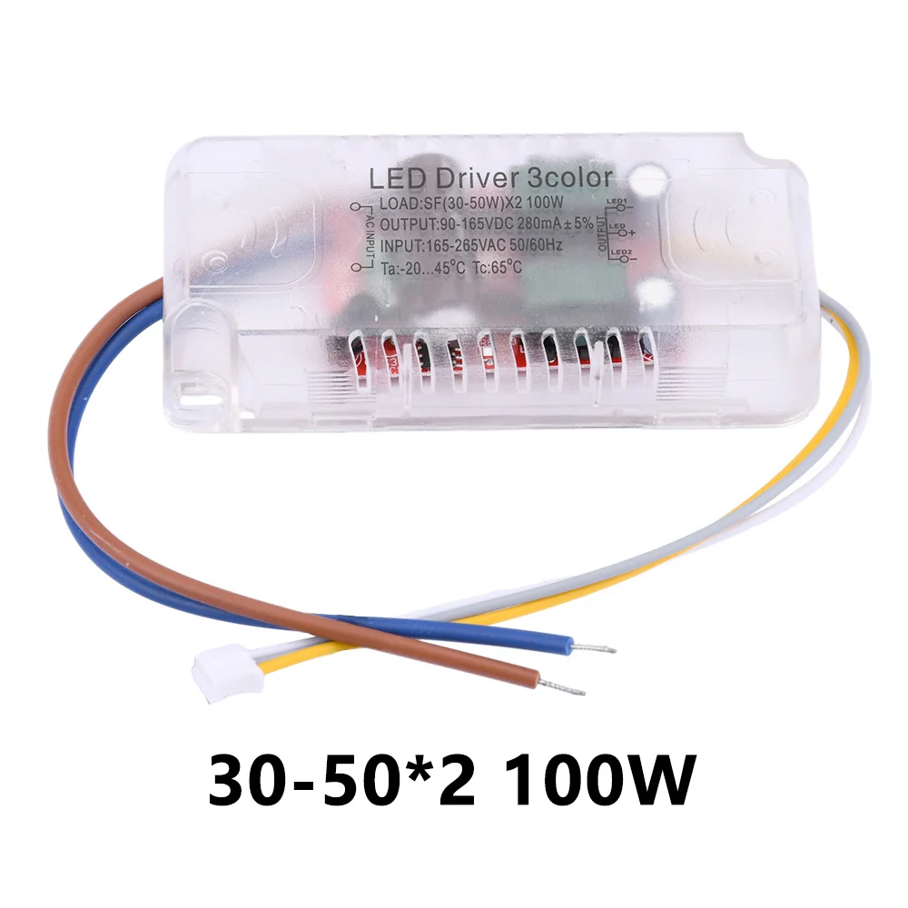 Infrared Remote Control Ceiling Light Power Supply LED Drive Power Supply Dimming and Color Mixing Driver 48W-288W For LED Light