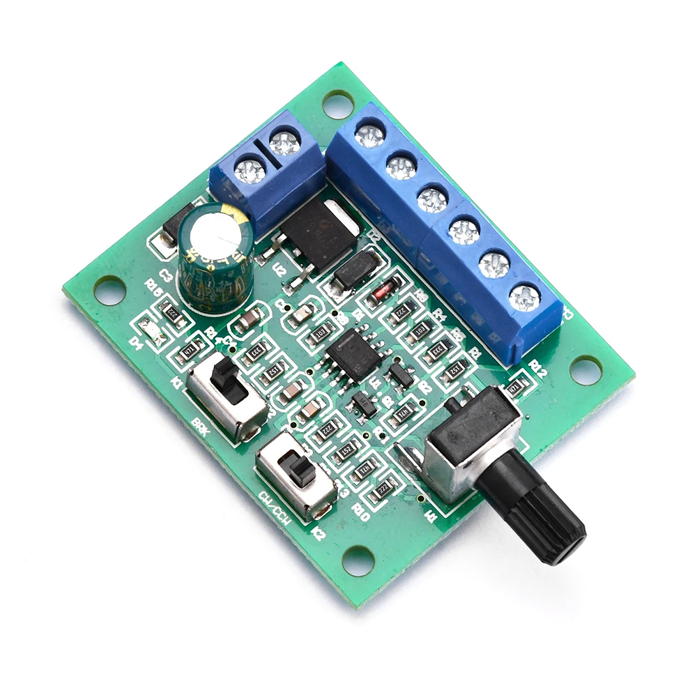 DC8-24V Brushless DC Motor Speed Controller Driver PWM Speed Control Board Pinpoint Regulator Forward And Backward Control 18KHz