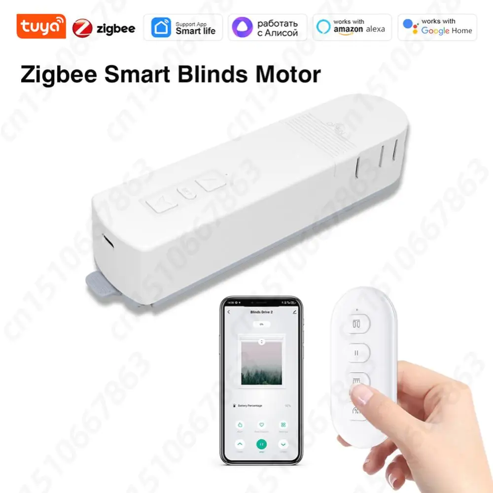 Zigbee Smart Electric Curtain Motor Support APP Control Motorized Chain Roller Blind Shade Shutter Drive Motor