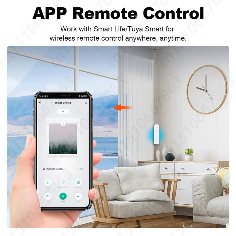 Zigbee Smart Electric Curtain Motor Support APP Control Motorized Chain Roller Blind Shade Shutter Drive Motor