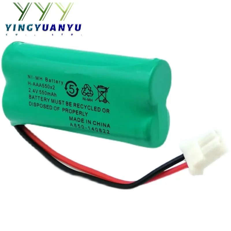 2.4V AAA 550mAh NiMH Batteries Cordless Telephone Battery DCTG792 612 611 722 725