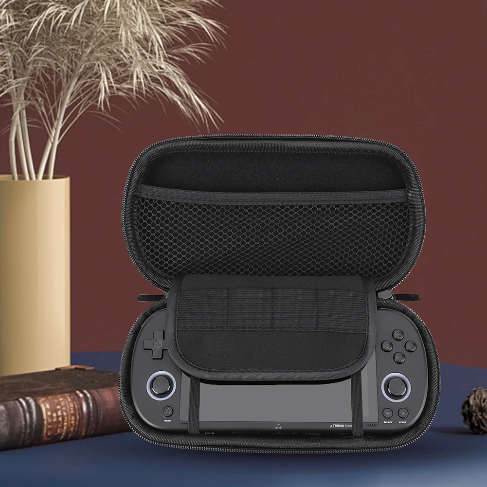 EVA Hardshell Case Anti-scratch Hard Carrying Case Shockproof Protective Hard Case Dustproof with Carabiner for Trimui Smart Pro