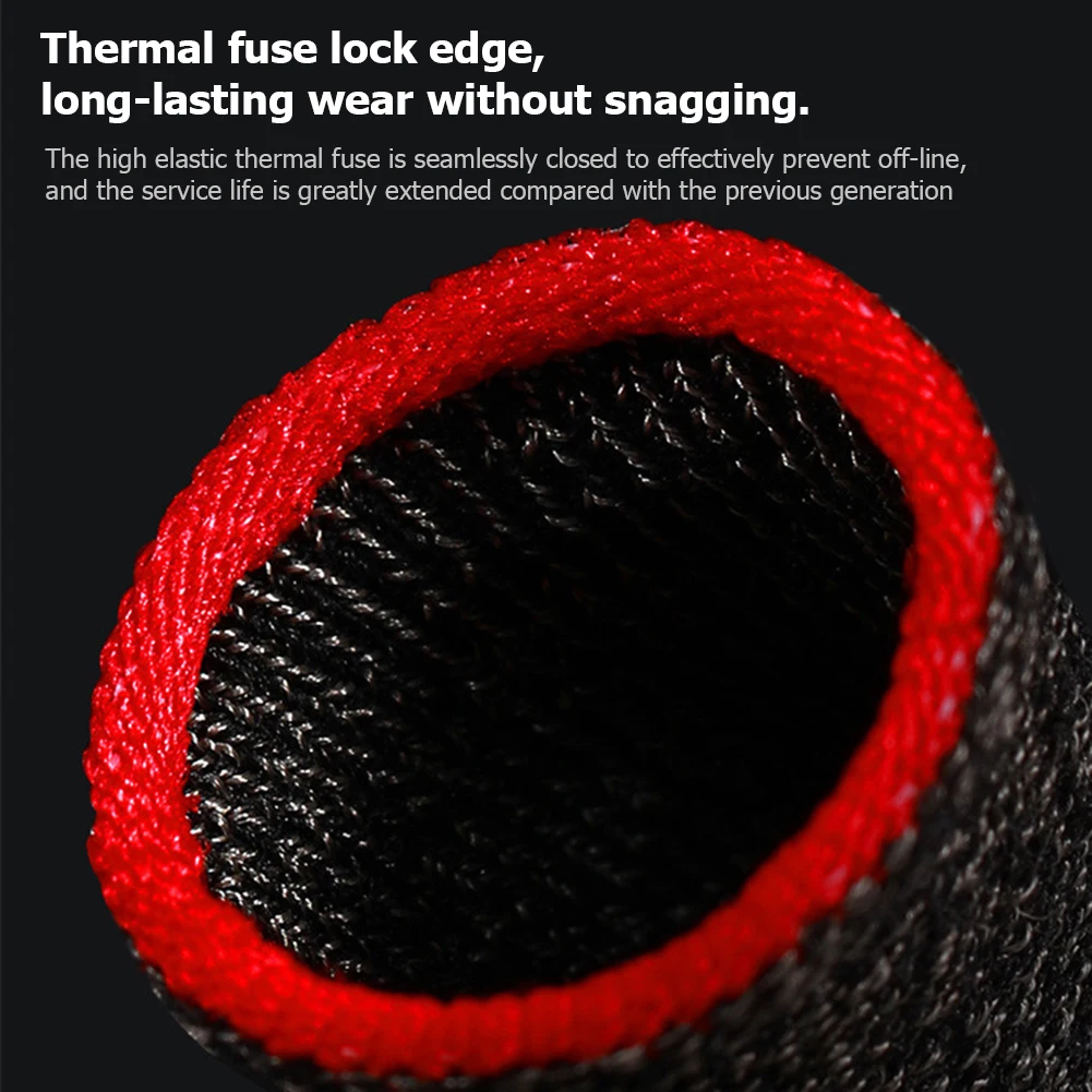 1 Pair Gaming Finger Sleeve for PUBG Breathable Sweatproof Fingertip Cover Cots