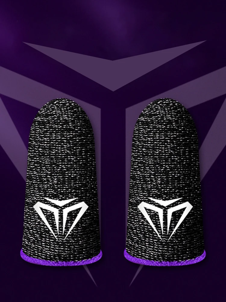 1 Pair Gaming Finger Sleeve for PUBG Breathable Sweatproof Fingertip Cover Cots