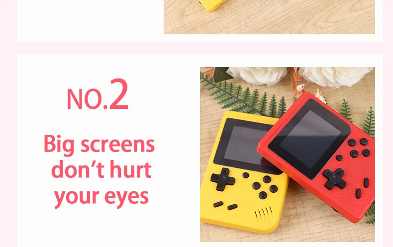 2.4 Inch Lcd Screen Retro Video Game Console Built-in 400 In Handheld Portable Pocket Mini Game Console Christmas Gift Christmas