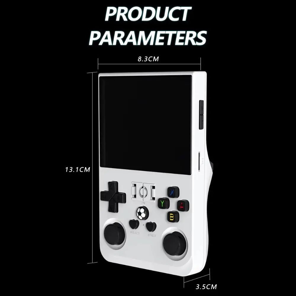 R36PRO Open Source Handheld Game Console Dual Joystick 3.5inch HD Screen Game Player Support TF Card 4000mAh Game Machine