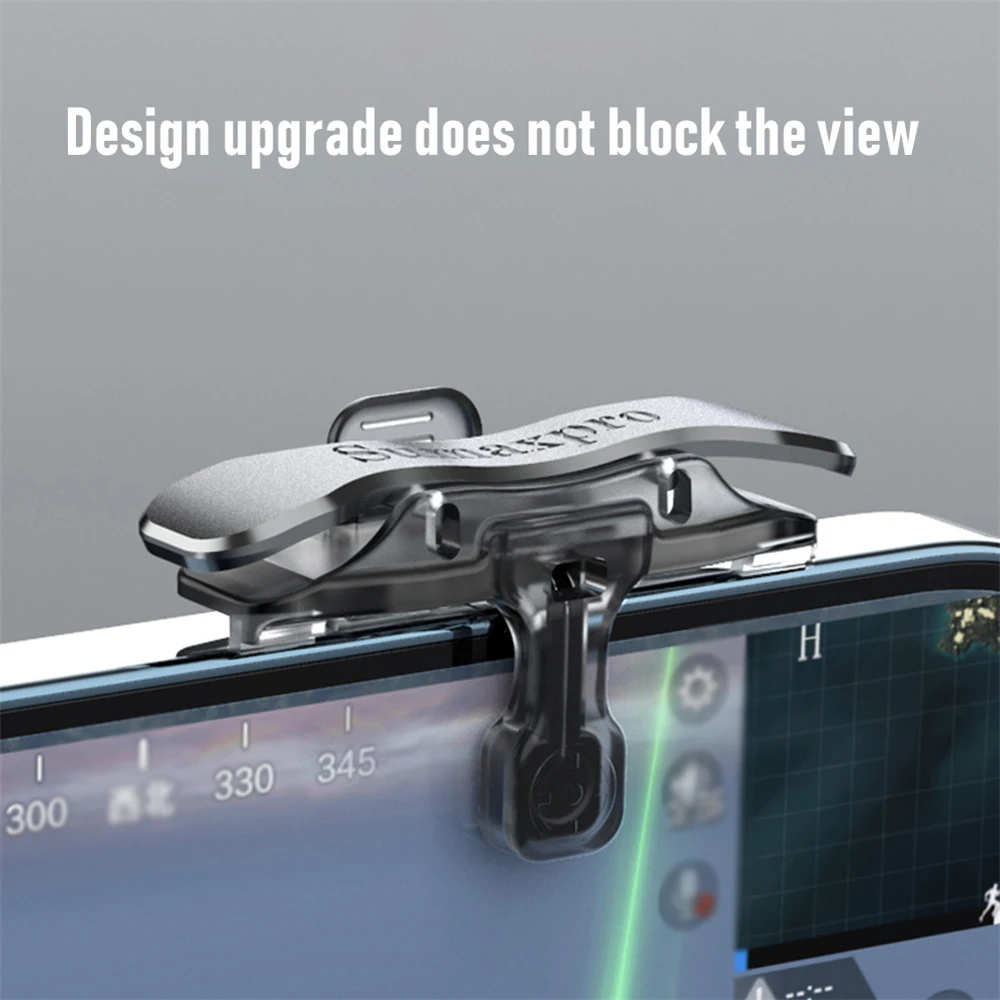 2 PCS Game Trigger for PUBG Mobile Phone Controller Gamepad Joystick Shooting L1 R1 Key Button Cell Phones Gaming Accessories