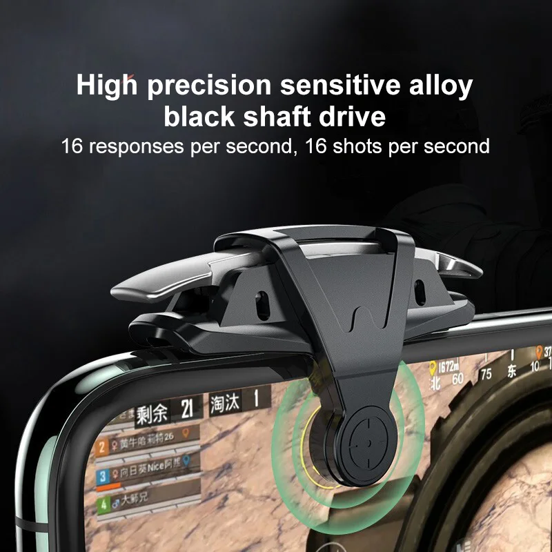 Gaming Trigger For Mobile Phone L1R1 Smart Phone Fire Button Joysticks Game Controller Handle For Android Gaming Triggers