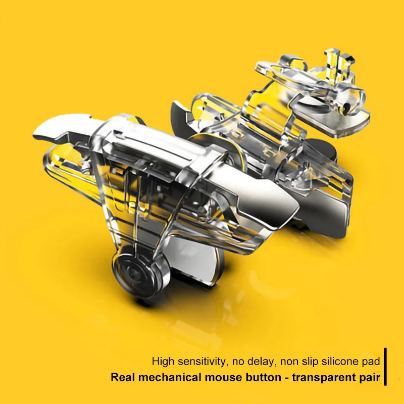 Gaming Trigger For Mobile Phone L1R1 Smart Phone Fire Button Joysticks Game Controller Handle For Android Gaming Triggers