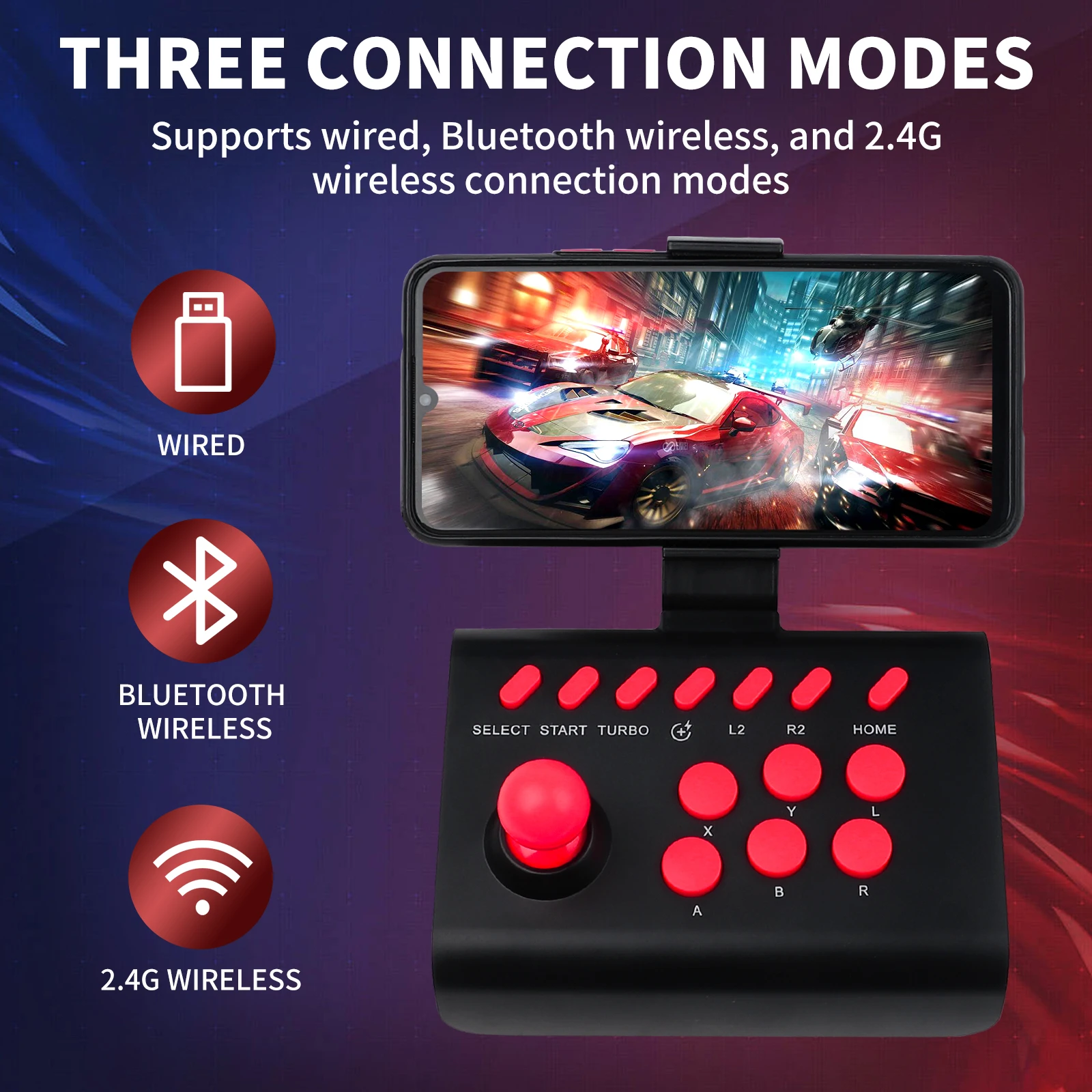 BT wireless Game controllers for PC Android iOS smartphones Joystick Gamepad for Switch P4 Video Games Accessories