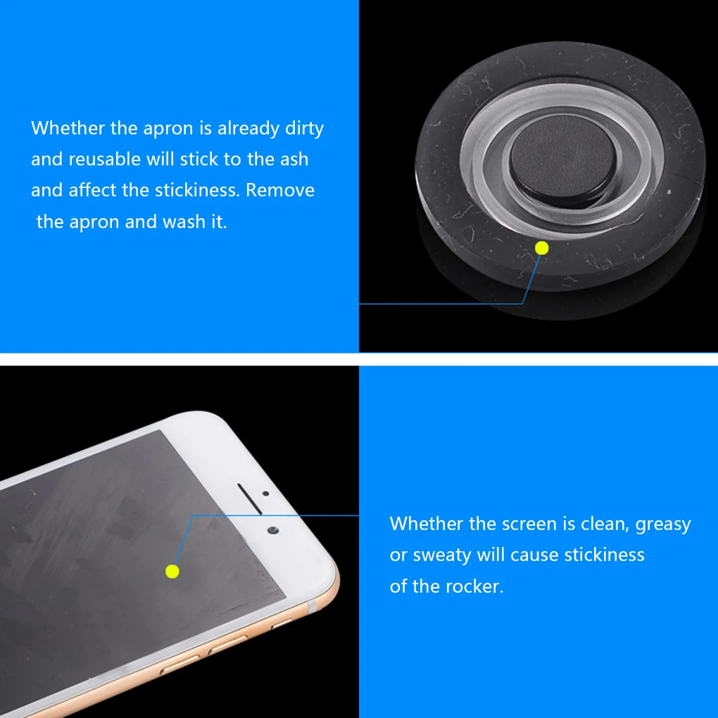 Round Game Joystick Mobile Phone Rocker for iphone for Android  Metal Button Controller Smartphone Suction Cup Gamepad