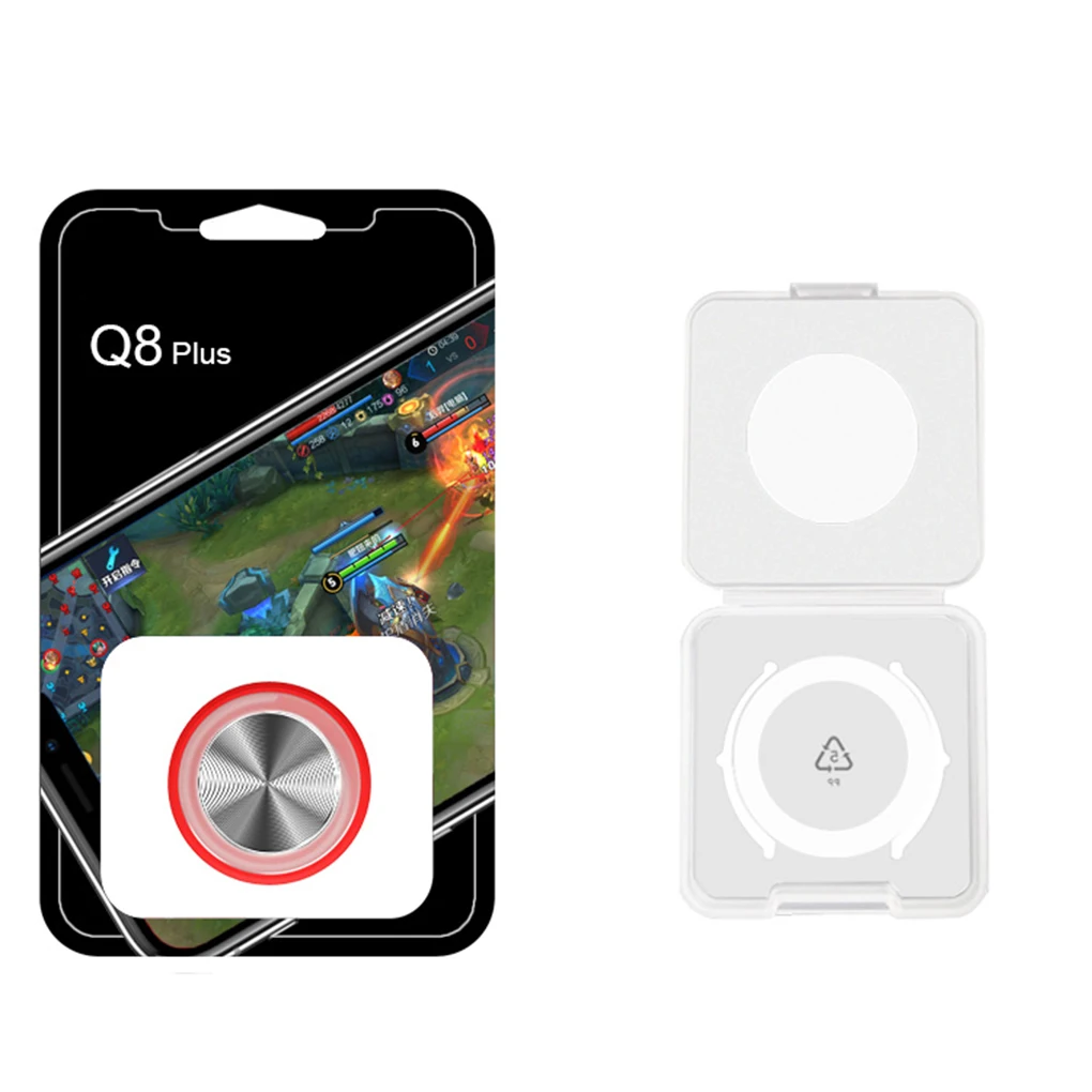 Round Game Joystick Mobile Phone Rocker for iphone for Android  Metal Button Controller Smartphone Suction Cup Gamepad