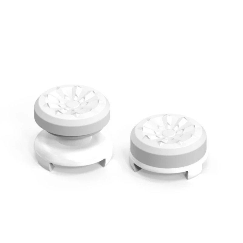 2Pcs Precise Control Gaming Thumbsticks Caps for P4 & P5 Controller Ergonomic Designing Thumb Grip Joysticks Cover