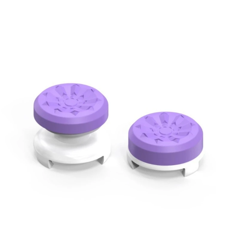 2Pcs Precise Control Gaming Thumbsticks Caps for P4 & P5 Controller Ergonomic Designing Thumb Grip Joysticks Cover