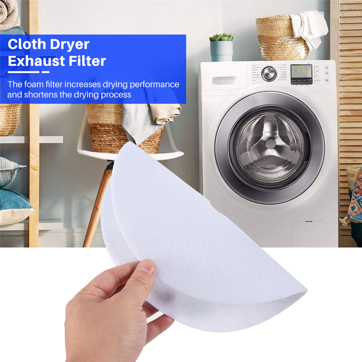 A78E-Universal Cloth Dryer Exhaust Filters,Dryer Lint Filter Replacement, Compatible with for Magic Chef,Sonya (20 Pieces)