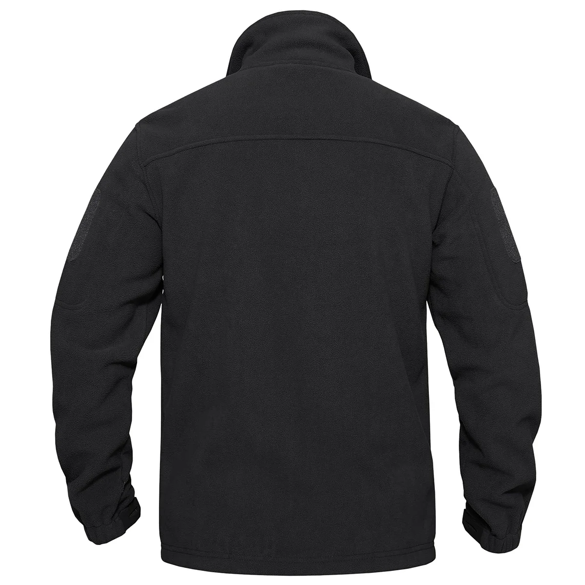Men's Fleece Jacket Soft Warmth Windproof Full Zip Up Coat Multiple Zipper Pockets Hiking Working Outdoors Windbreaker