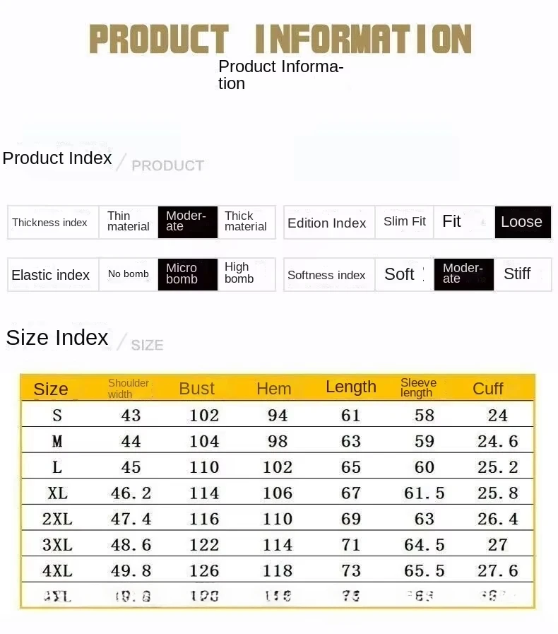 2024 Spring and Autumn Fashion Trend Solid Color Cargo Jacket Men's Casual Loose Comfortable High Quality Plus-Size Denim Coat