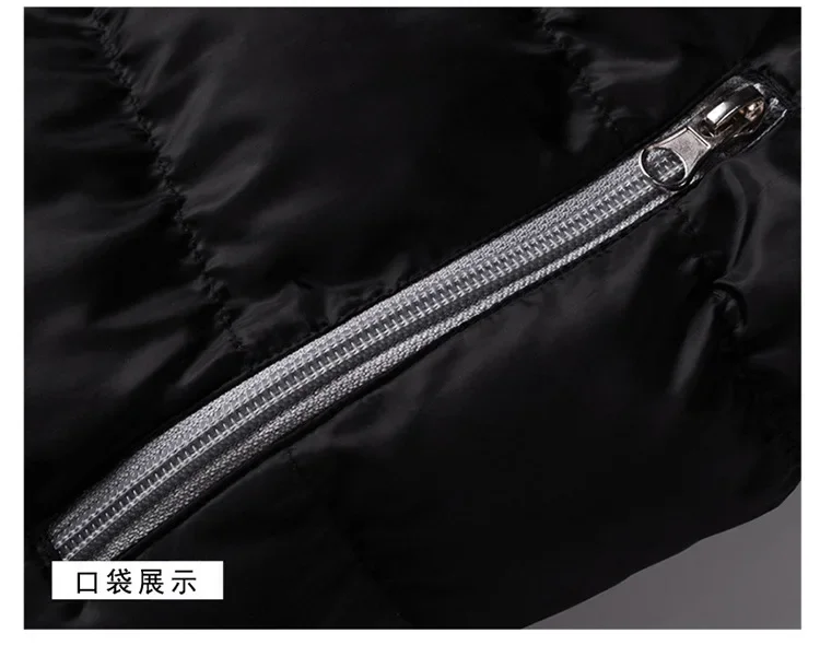 2024 Men's Casual Jacket Men's Waterproof Windbreaker Jacket Winter Warm Autumn Zip-Up Men's Coat Solid Color Large Size