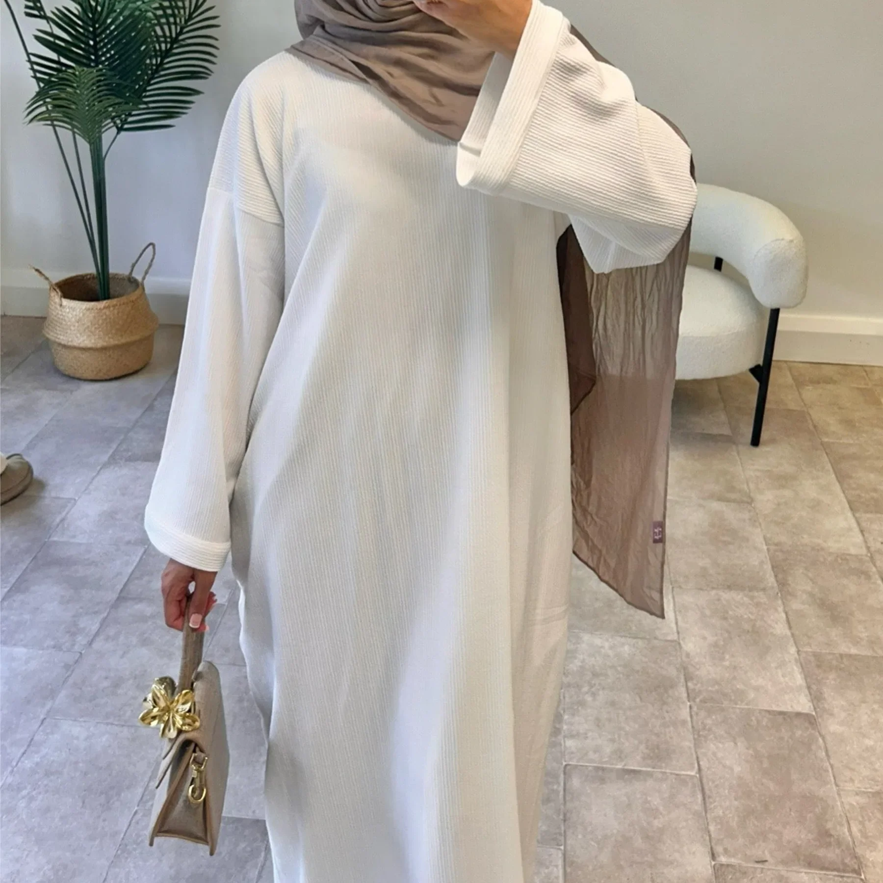 Eid Muslim Abaya for Women Corduroy Dress 2025 Ramadan Dresses Jalabiya Morocco Arab Long Robe Dubai Kaftan Islam Vestidos Largo