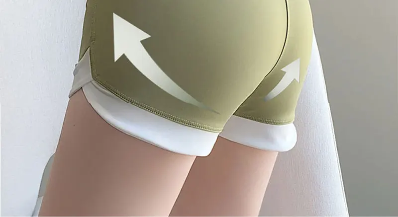 Summer Wearing Thin Contrasting Shorts Leggings High Waisted Safety Pants Three Point No Awkward Line Shark Pants For