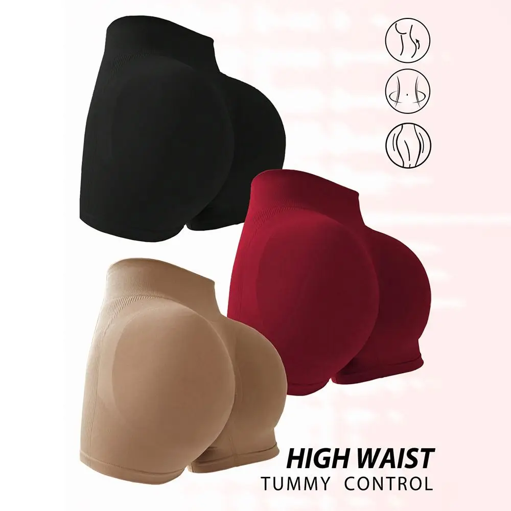 XS/S/M/LRibbed Women Impact Shorts Yoga Shorts Bum Workout Gym Shorts Low Waist Running Shorts Seamless Scrunch Bum Fashion