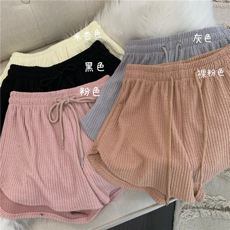 Women Gym Fitness Running Shorts Women's Thin Style Loose Casual Large Size Wide Leg High Waist A-word Sports Hot Pants Women Gym Fitness Running Shorts Women's Thin Style Loose Casual Large Size Wide Leg High Waist A-word Sports Hot Pants