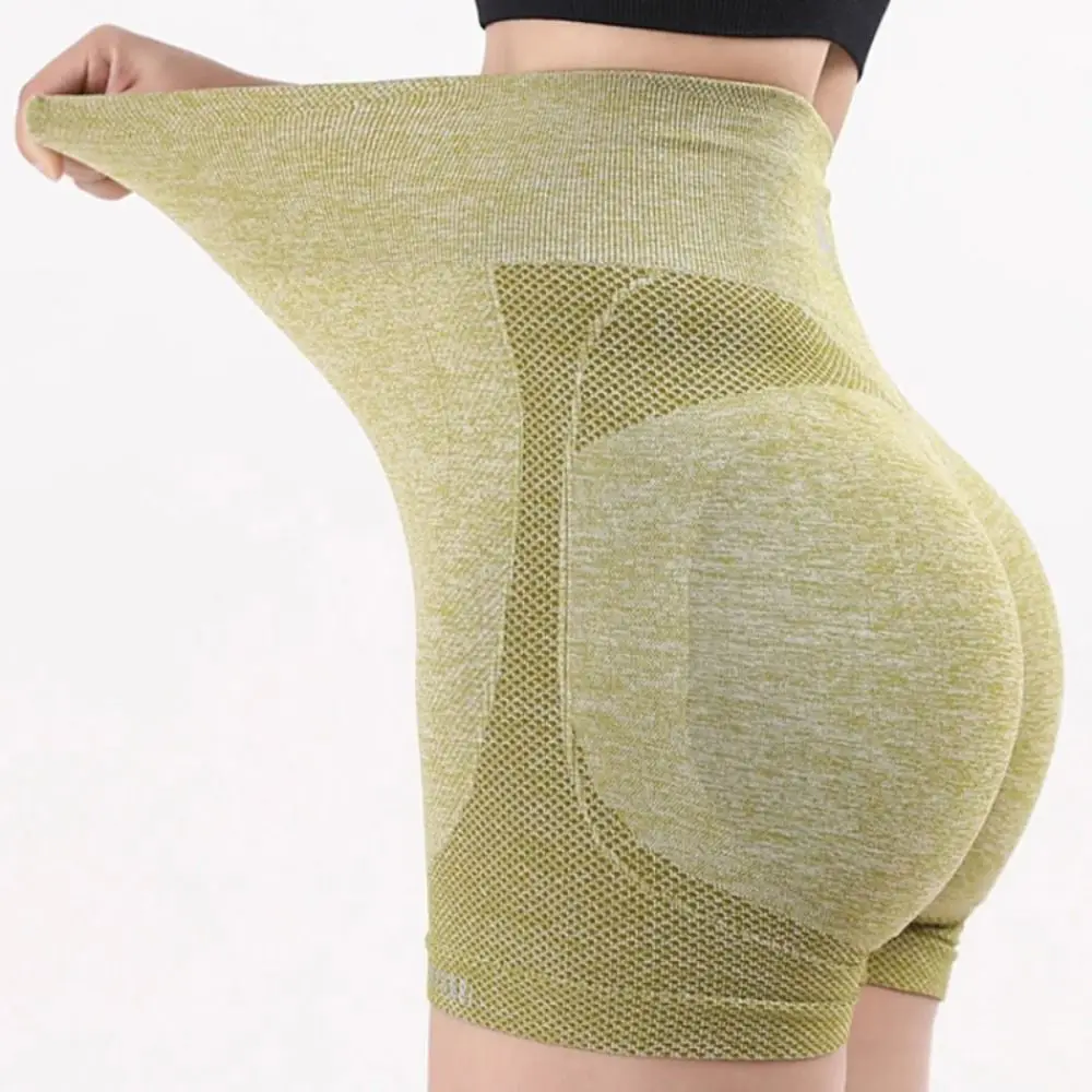 Washable Slim Fit Women Yoga Shorts Lift Butt Seamless Women's Sportswear Elastic High Waist Sports Underwear Fitness