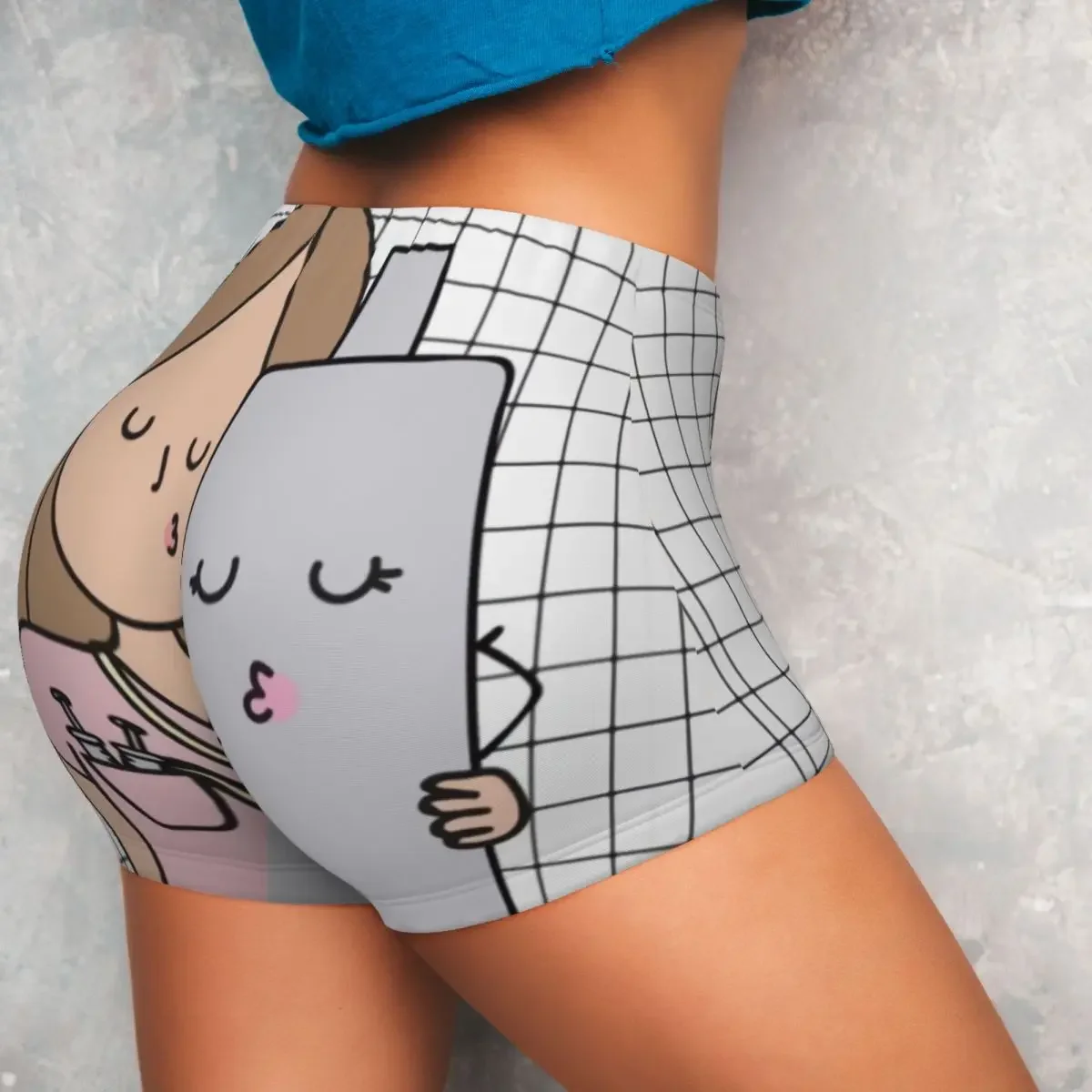 Custom Enfermera En Apuros Doctor Nurse Medicine Volleyball Biker Gym Shorts Women's Athletic Workout Yoga Shorts