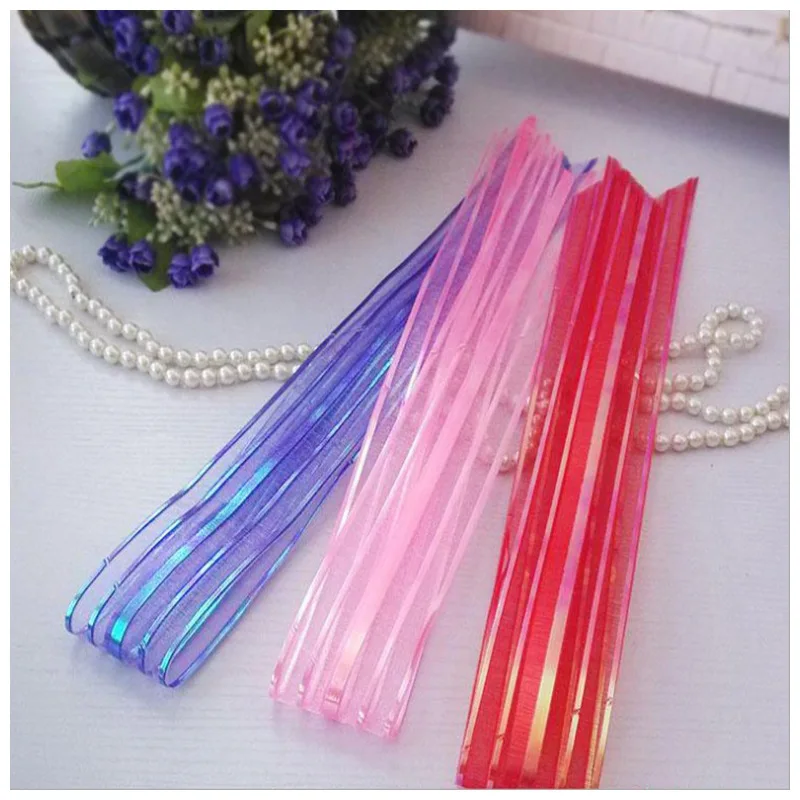 10PCS Bow Pull Flower Colorful Ribbons Flower Wrappers For Wedding Events Birthday Decoration Wedding Car Christmas Gifts Decor