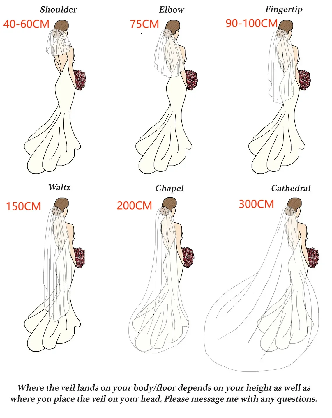 Customized Bridal Wedding Veil 3M Long Cathedral Petal Edge Two Layer Soft Tulle Trailing Veil With Comb Wedding Accessories