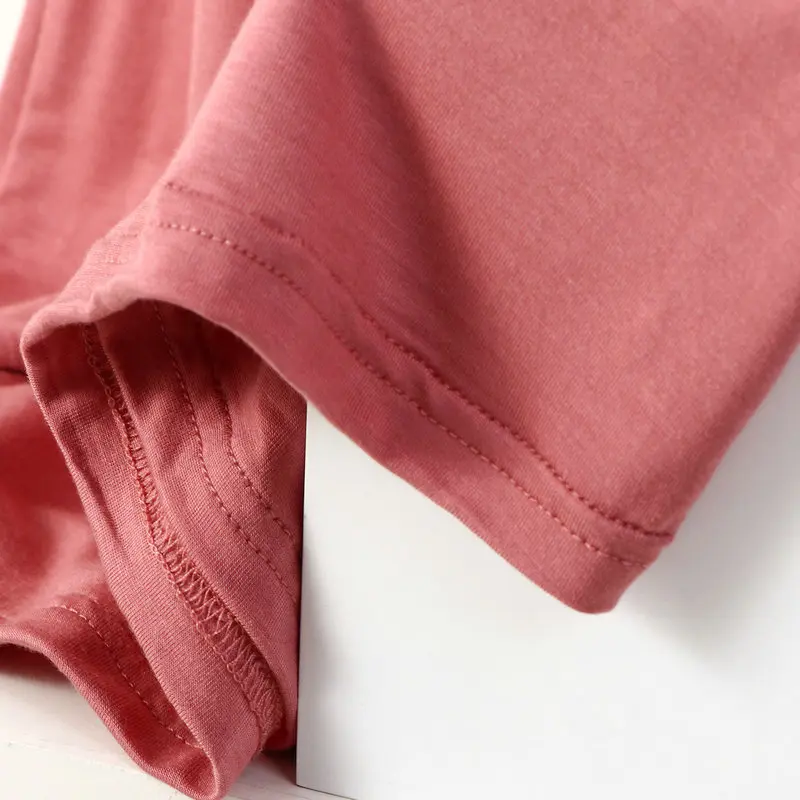 Plus size spring and summer versatile slim long inner nightgown suspender modal cotton solid color bottoming dress