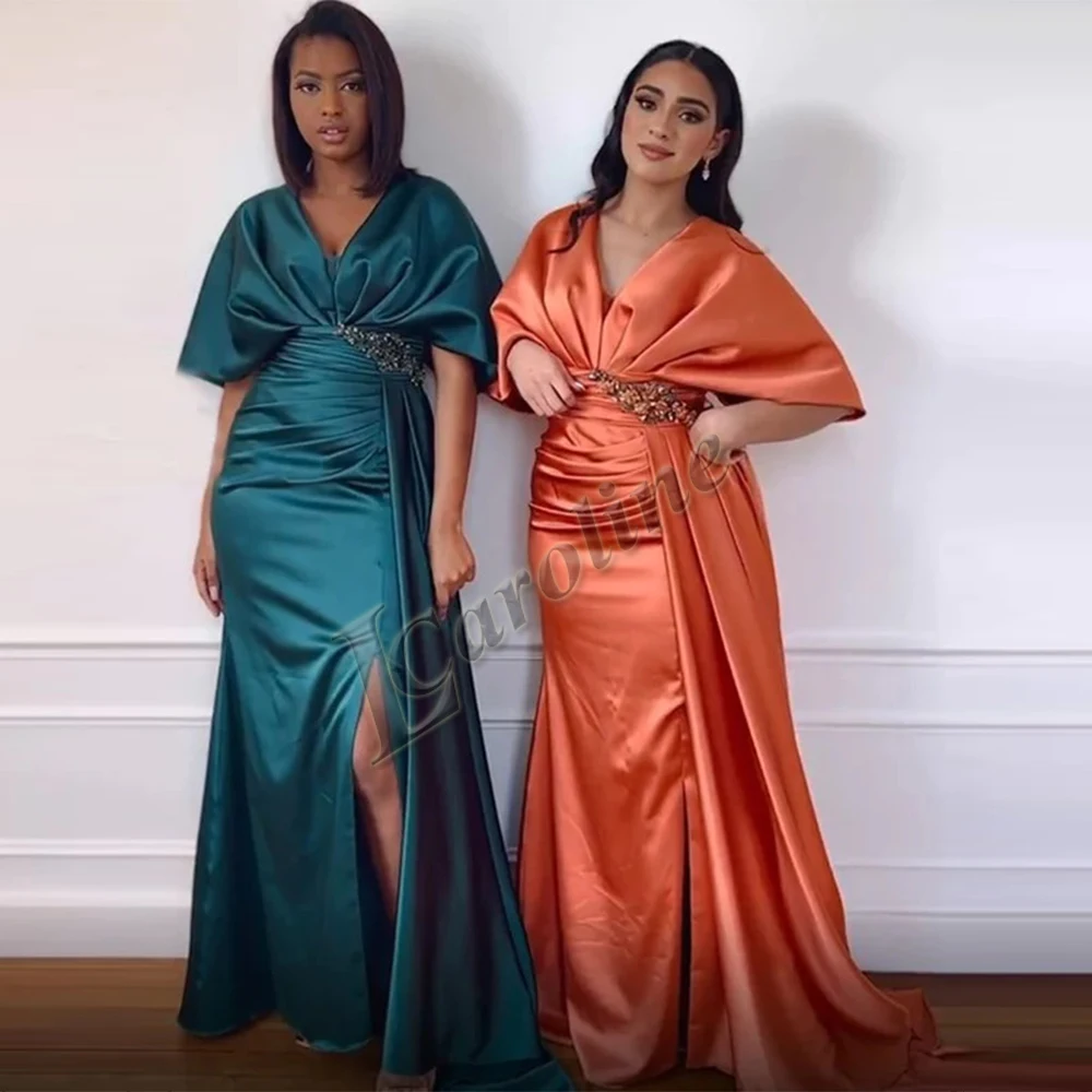 Caroline Glamorous Mermaid Prom Dresses For Women Sweetheart Beadings Wedding Party Gown Dubai Vestido De Formatura Customized