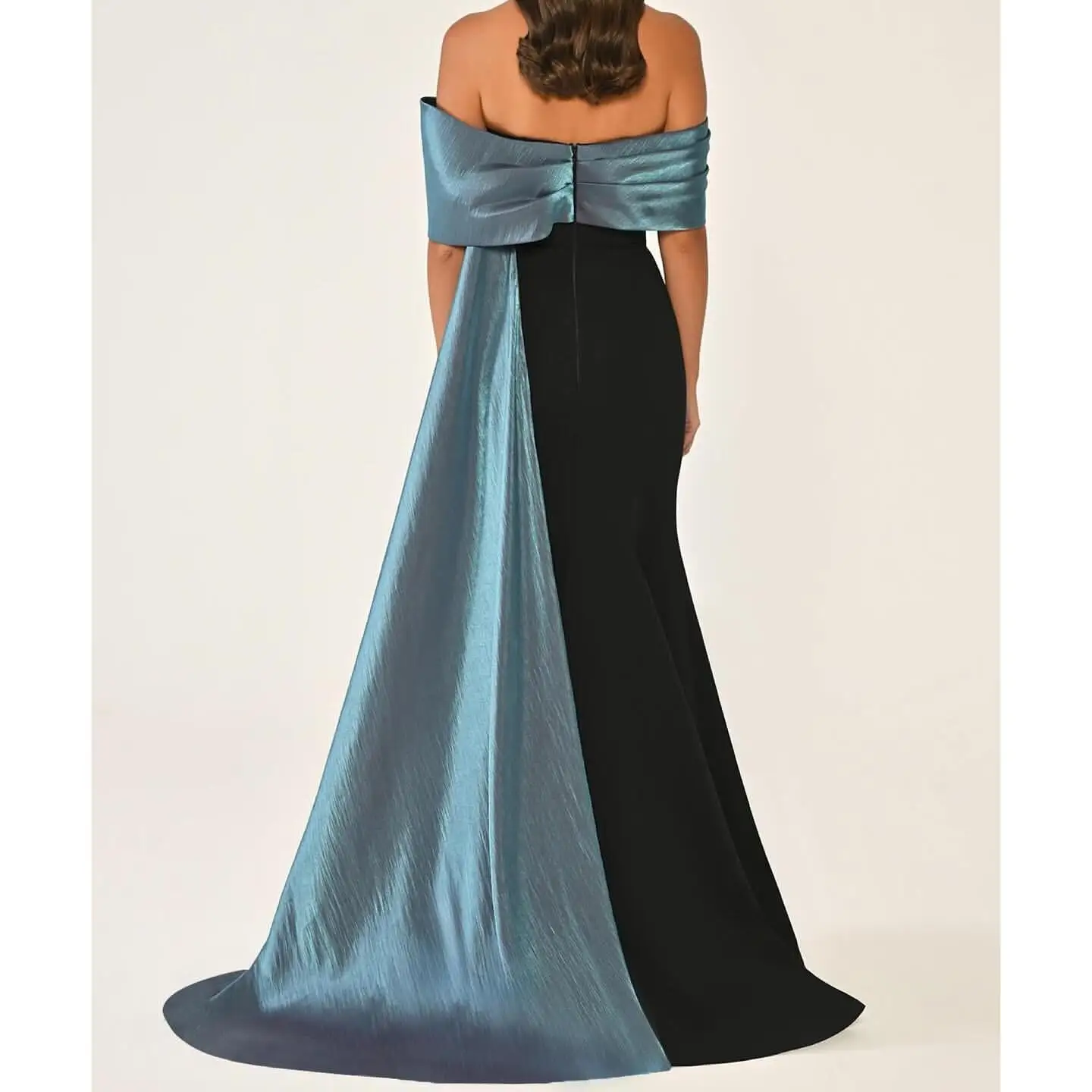 customized Arabic Evening Dresses Sleevesless Off Shoulder Formal Women Prom Dresses Strapless Dubai Women Wedding Party Gowns